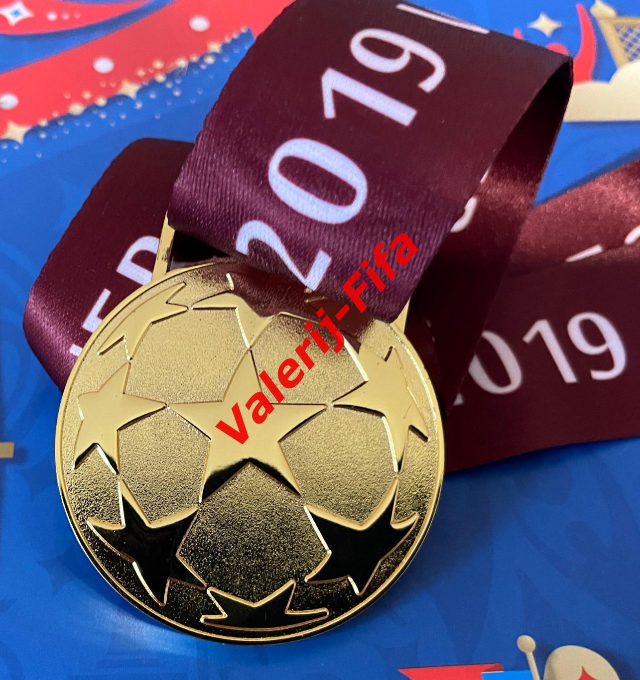 Медаль Победителя Лиги Чемпионов 2019 - Ливерпуль 3