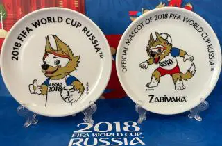 Набор 2 тарелочки с Забивакой. Дулевский фарфор