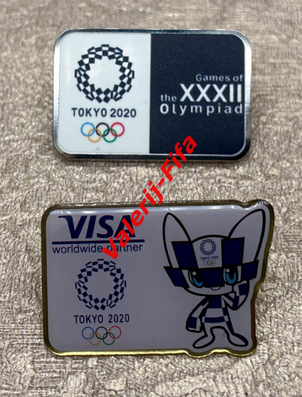 Набор из 2 Официальных значков Олимпиада Токио 2020 в подарочном футляре 3