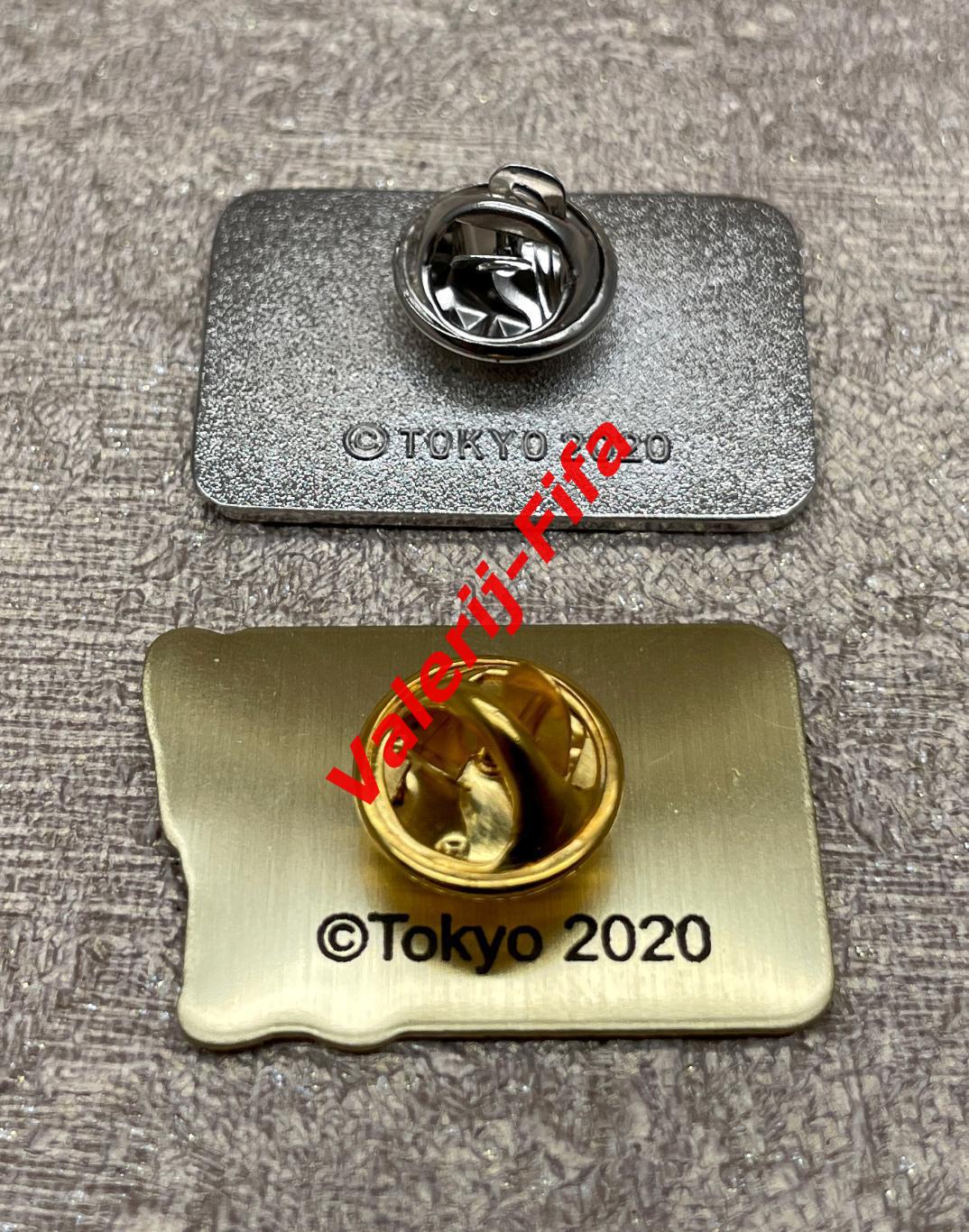 Набор из 2 Официальных значков Олимпиада Токио 2020 в подарочном футляре 4