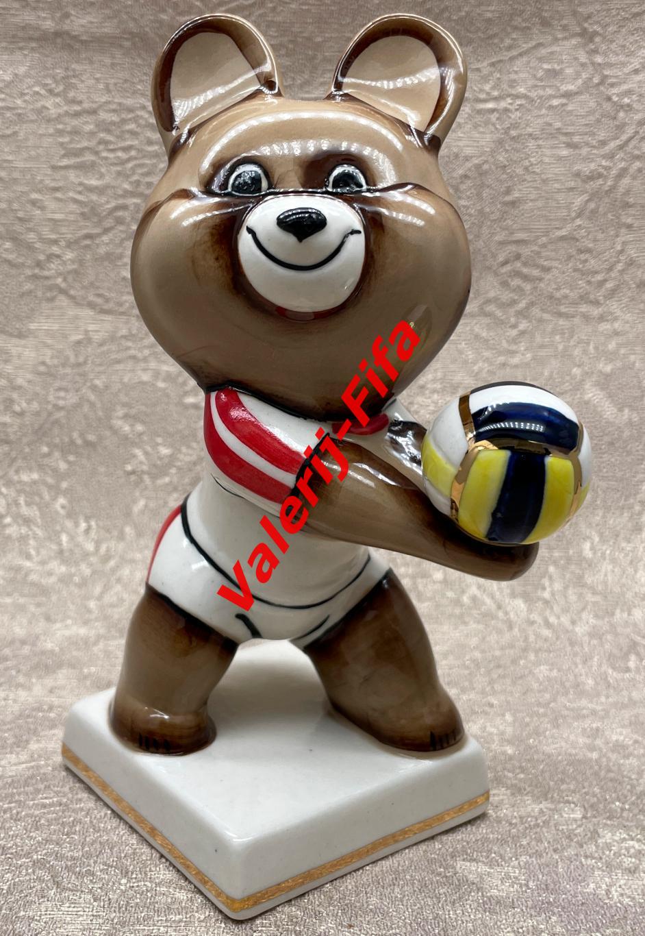Олимпийский Мишка СССР волейболист, волейбол . Олимпиада Москва 1980 1