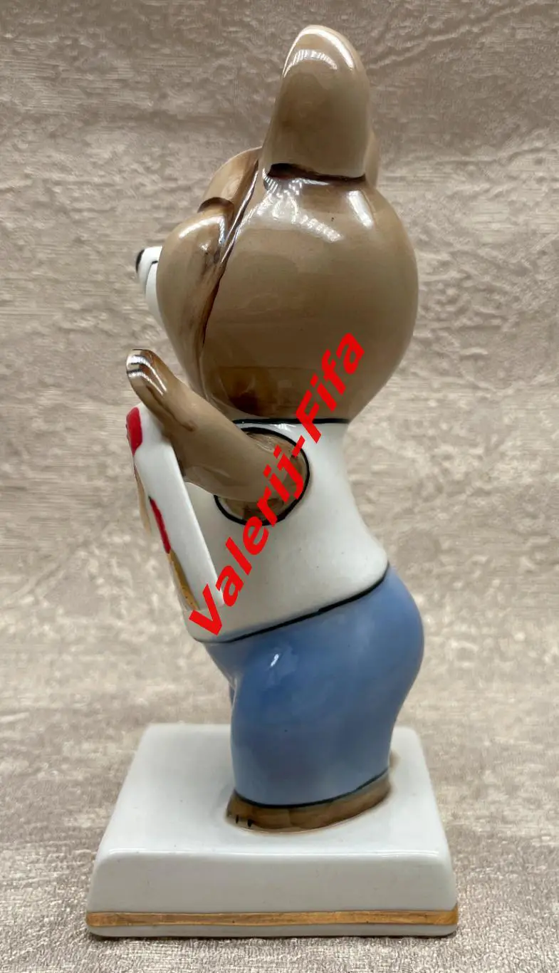 Олимпийский Мишка Болельщик Россия . Олимпиада Москва 1980 4