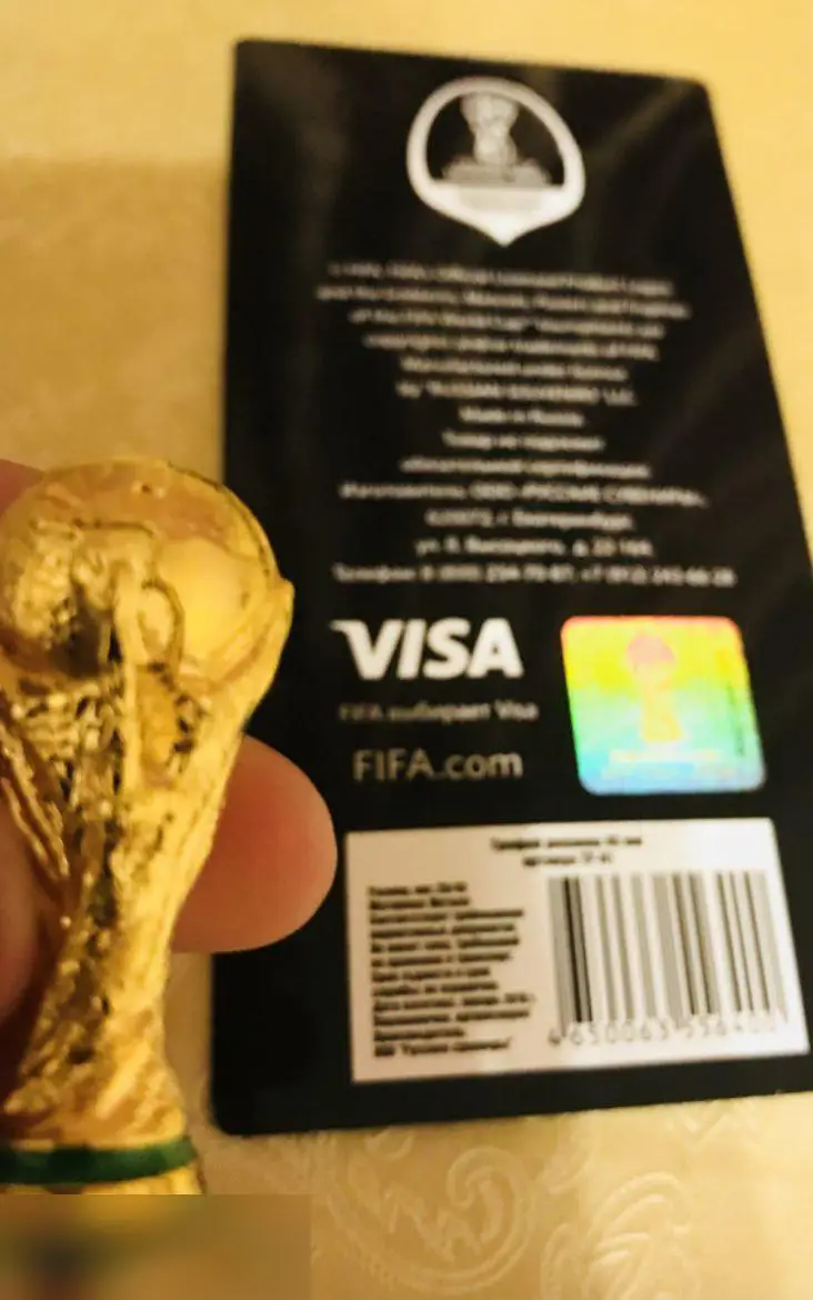 Лицензионная копия Кубок Fifa (4,5 см) Чемпионат мира 2018 2