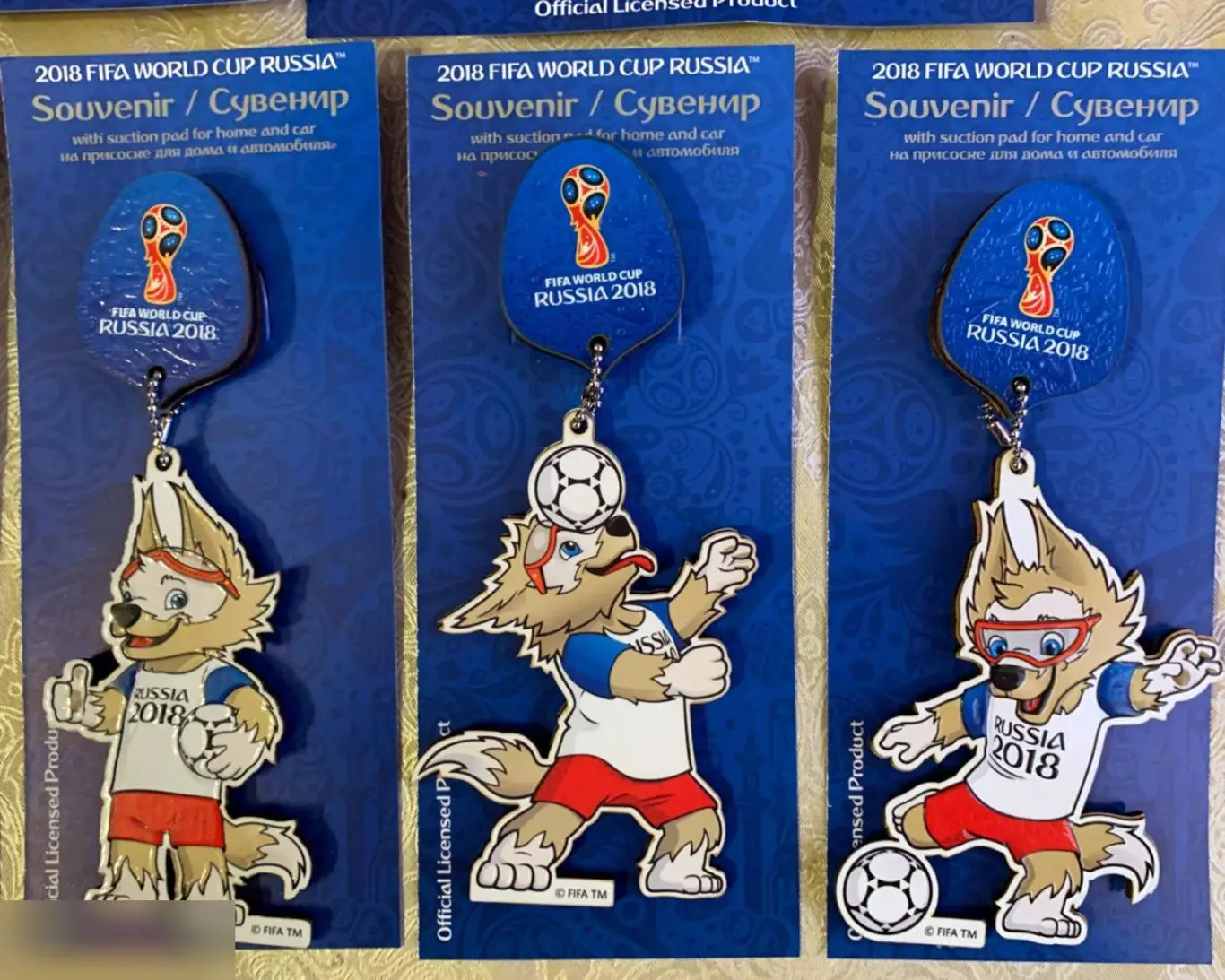 Набор из 12 сувениров "Забивака на присоске". Чемпионат мира 2018 4