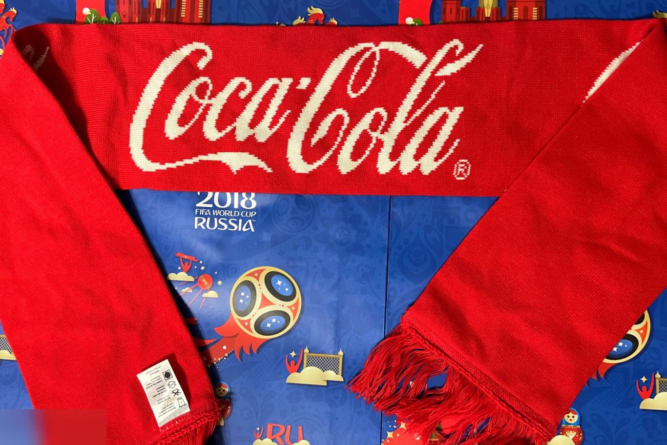 Эксклюзивный шарф Кока-кола Сочи 2014 2