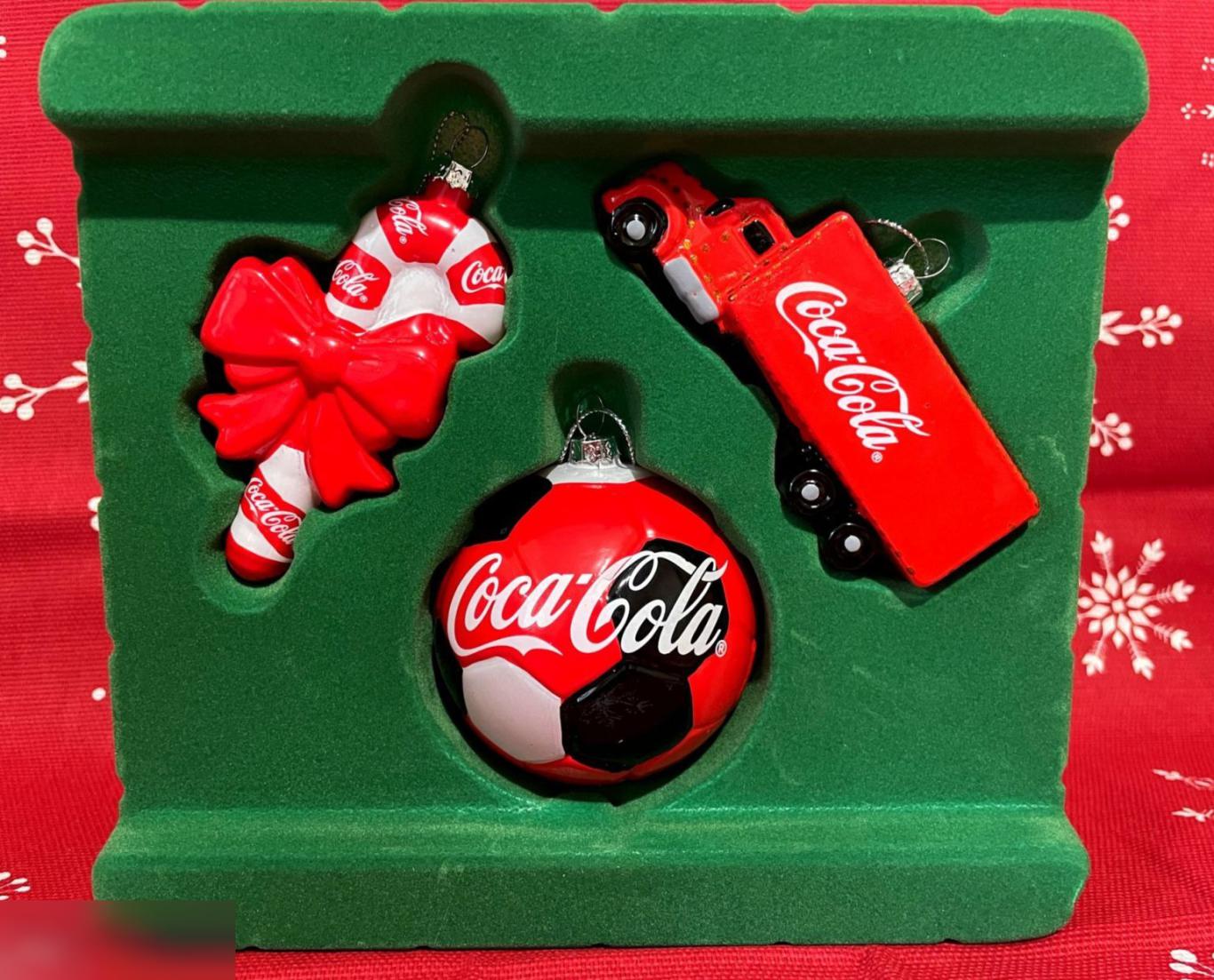 Легендарные Новогодние Елочные игрушки Кока-кола с грузовиком 3
