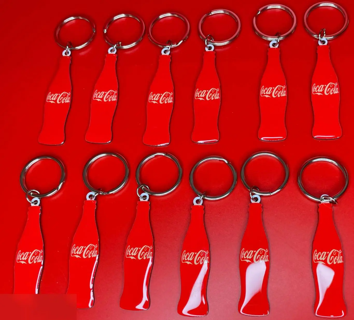 Оптовый лот. 20 эксклюзивных брелков Бутылочка Кока-кола 2