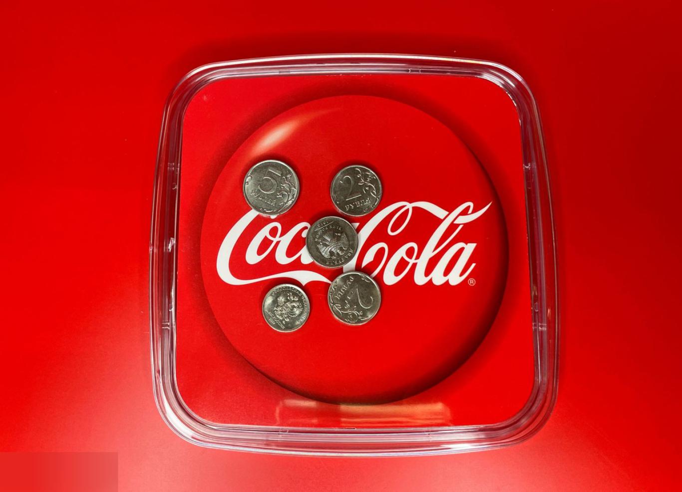 Монетница для денег на кассу Кока-Кола 1