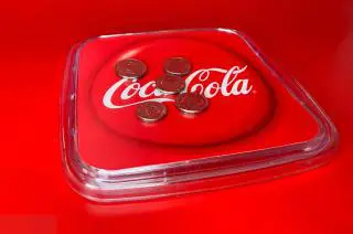 Монетница для денег на кассу Кока-Кола