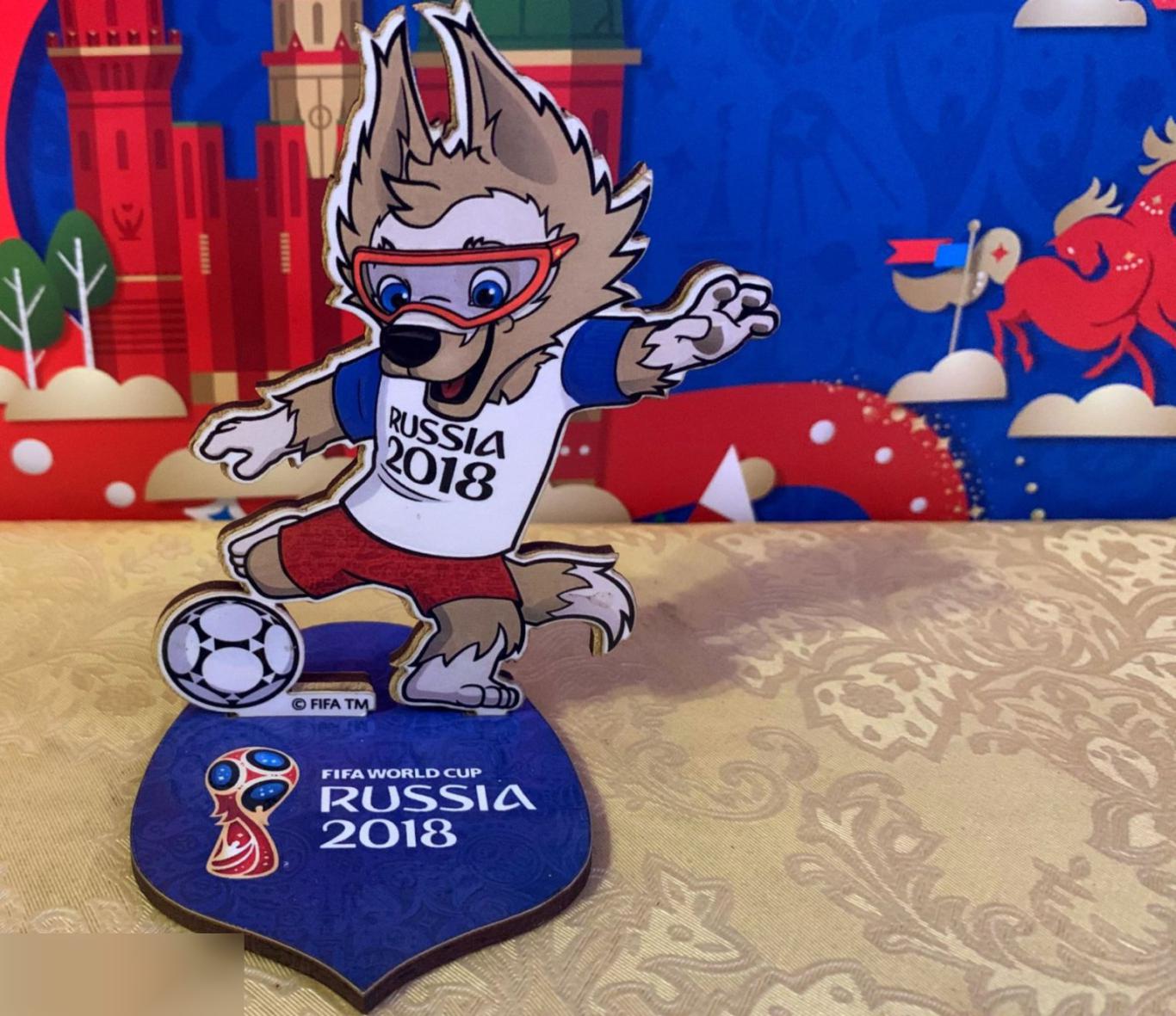 Фигурка на подставке Забивака №1 Fifa. Чемпионат мира 2018