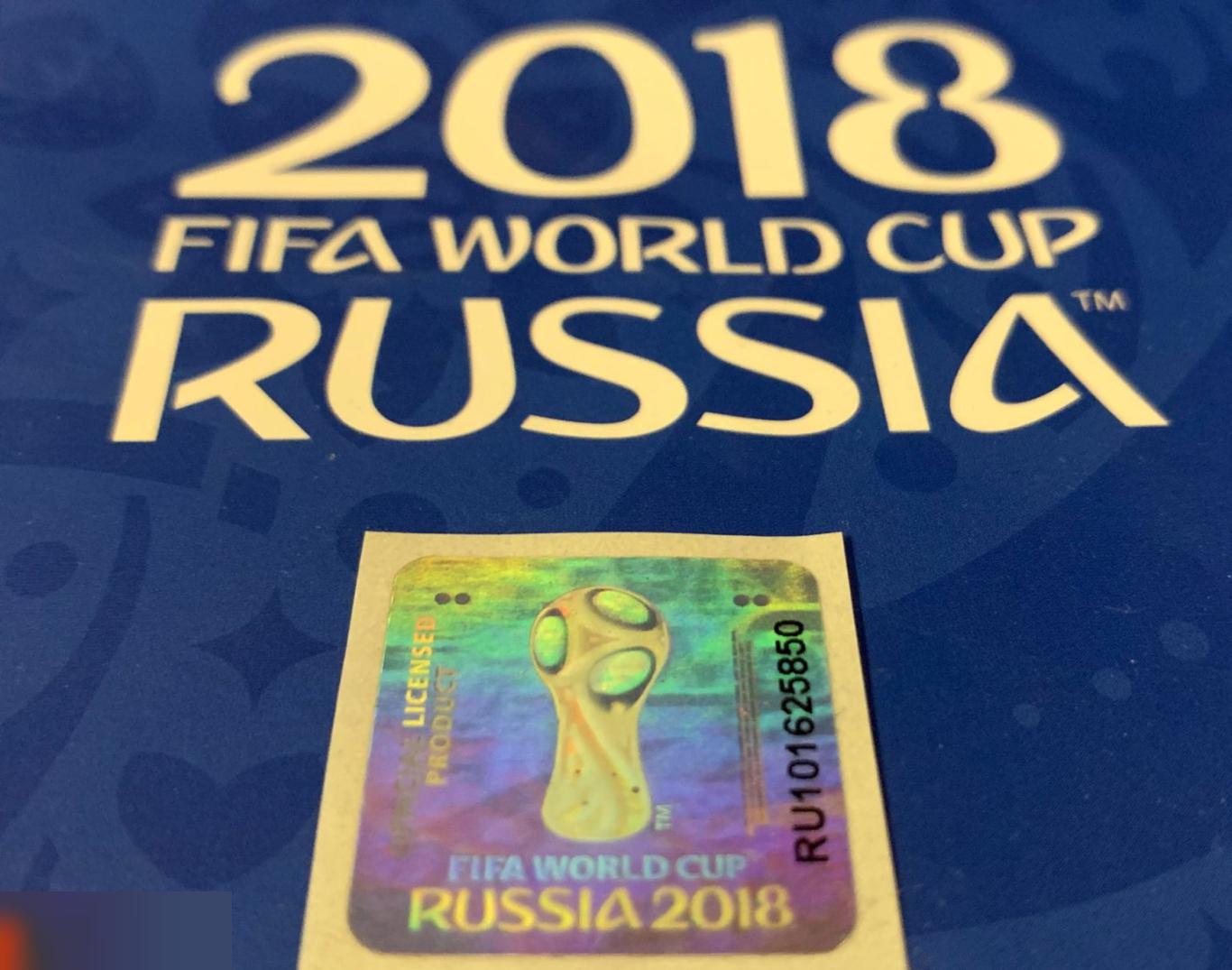 Официальная лицензионная Голограмма Fifa Чемпионата мира 2018.