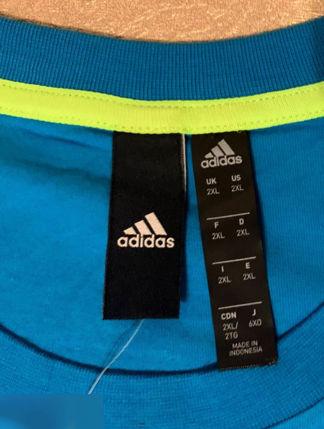 ГИГАНТ! Большие мужские футболки Adidas волонтера Евро 2020 (XXXL - XXXXL) 3