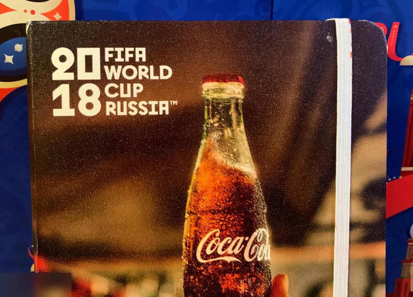 Эксклюзивный ежедневник Кока-кола Fifa 2018 1