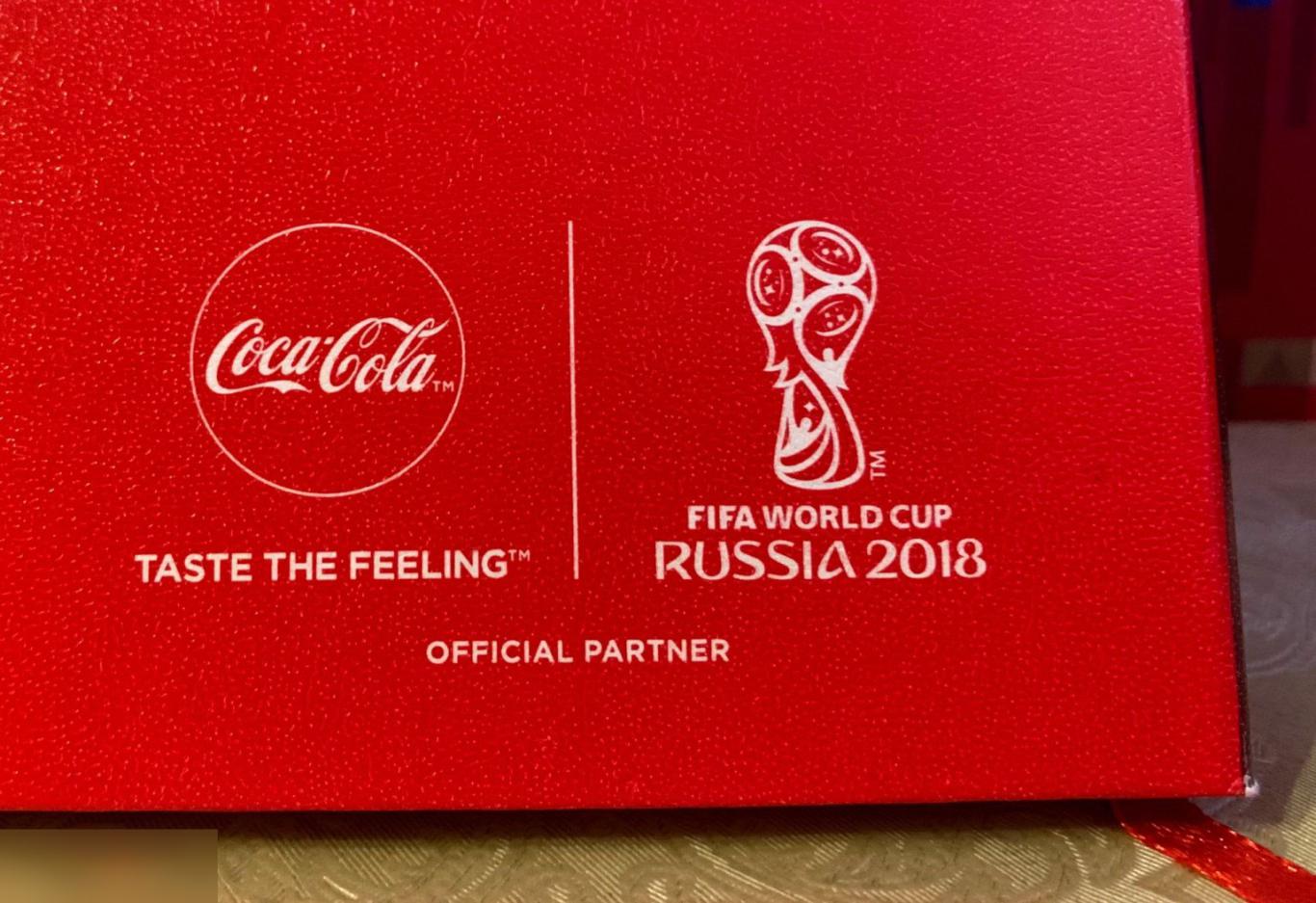 Эксклюзивный ежедневник Кока-кола Fifa 2018 5