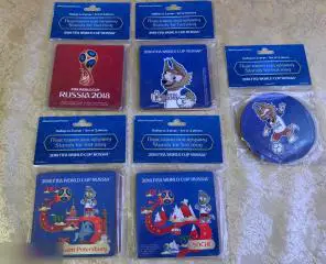 Набор подставок Fifa под кружку. Чемпионат мира 2018