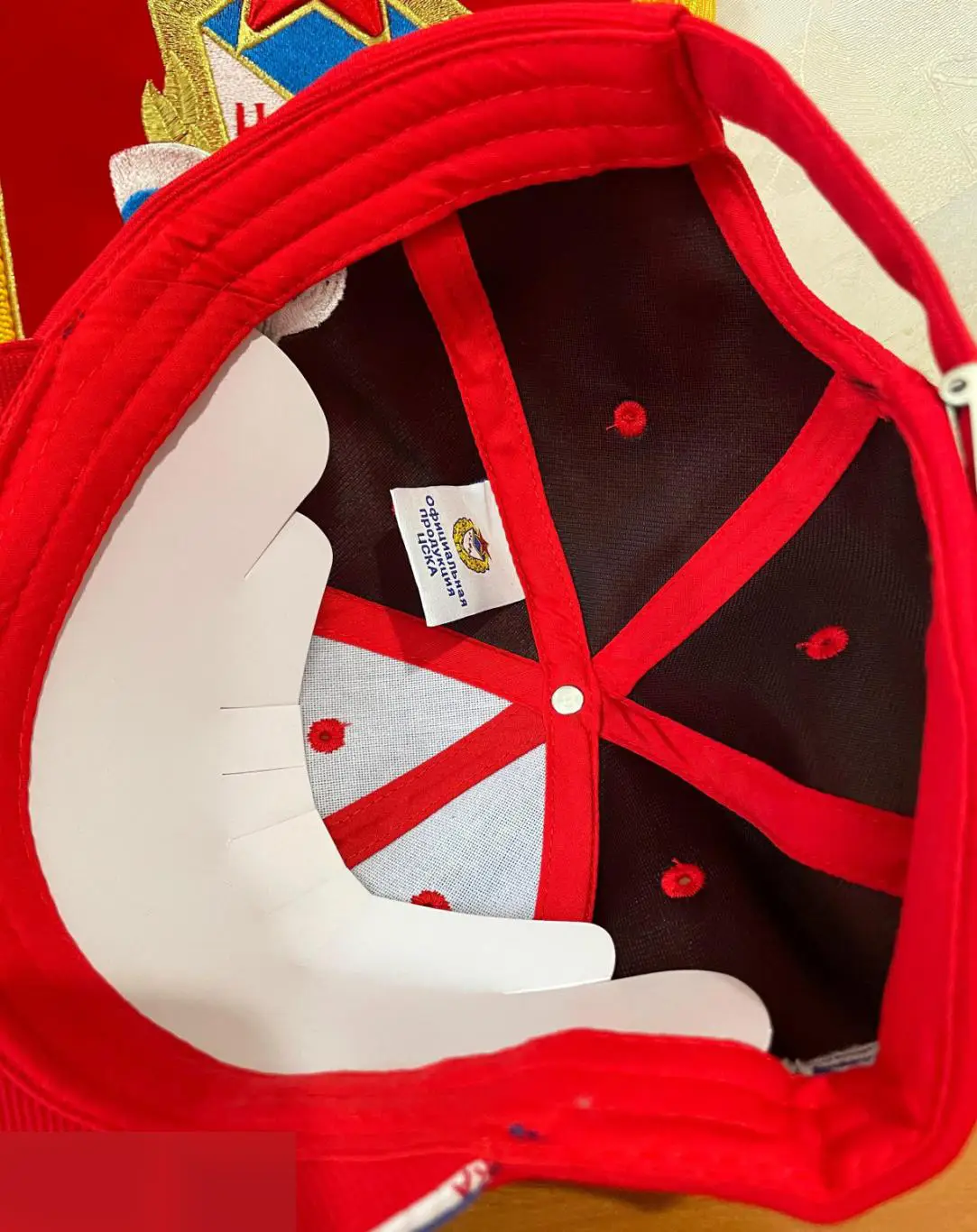 Лимитированная бейсболка к 100 летию ЦСКА 4