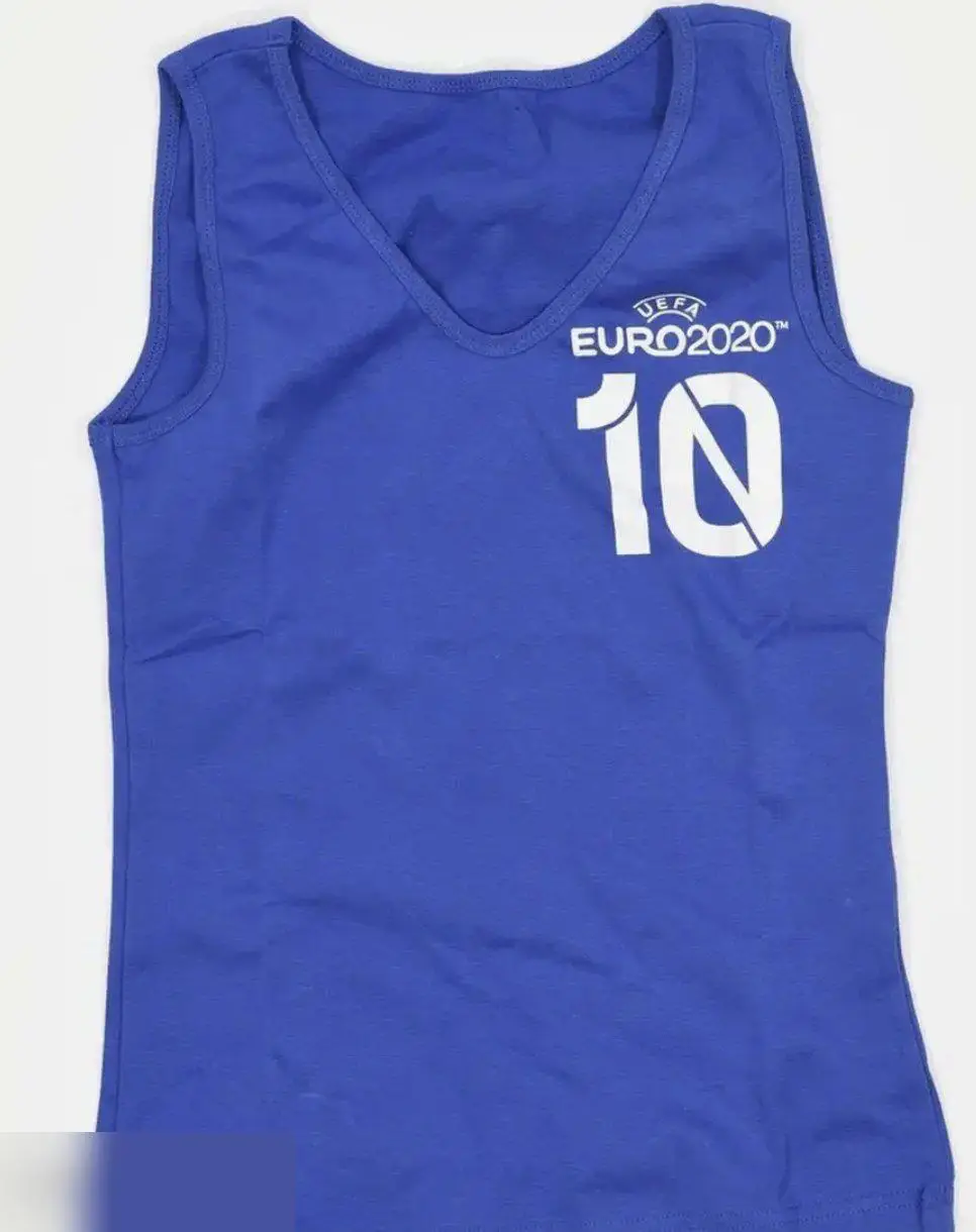 Женская топ майка синяя (42, 44, 46, 48 размер)