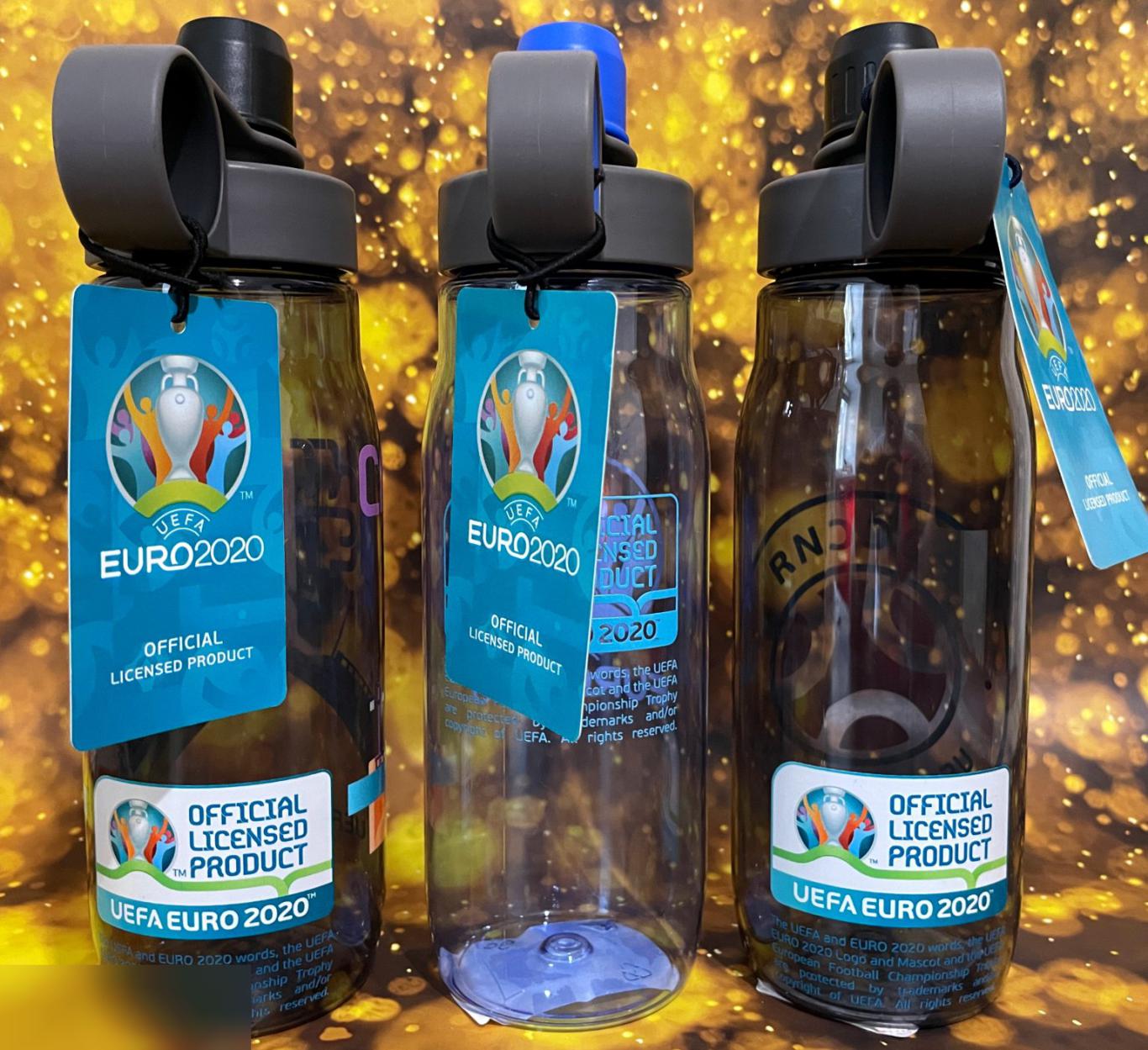 Набор 3 бутылки для воды Евро 2020 2