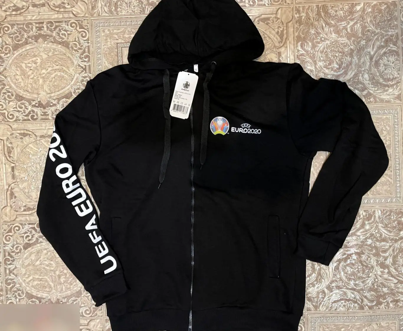 Толстовка Худи на молнии Евро 2020 (XL)