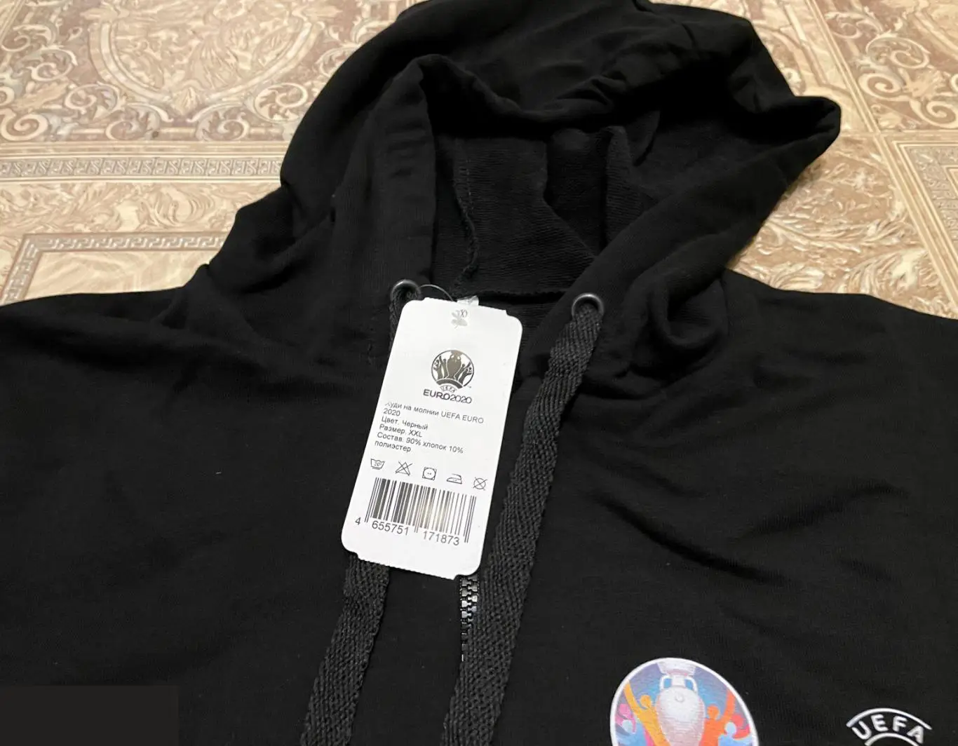 Толстовка Худи на молнии Евро 2020 (XL) 3