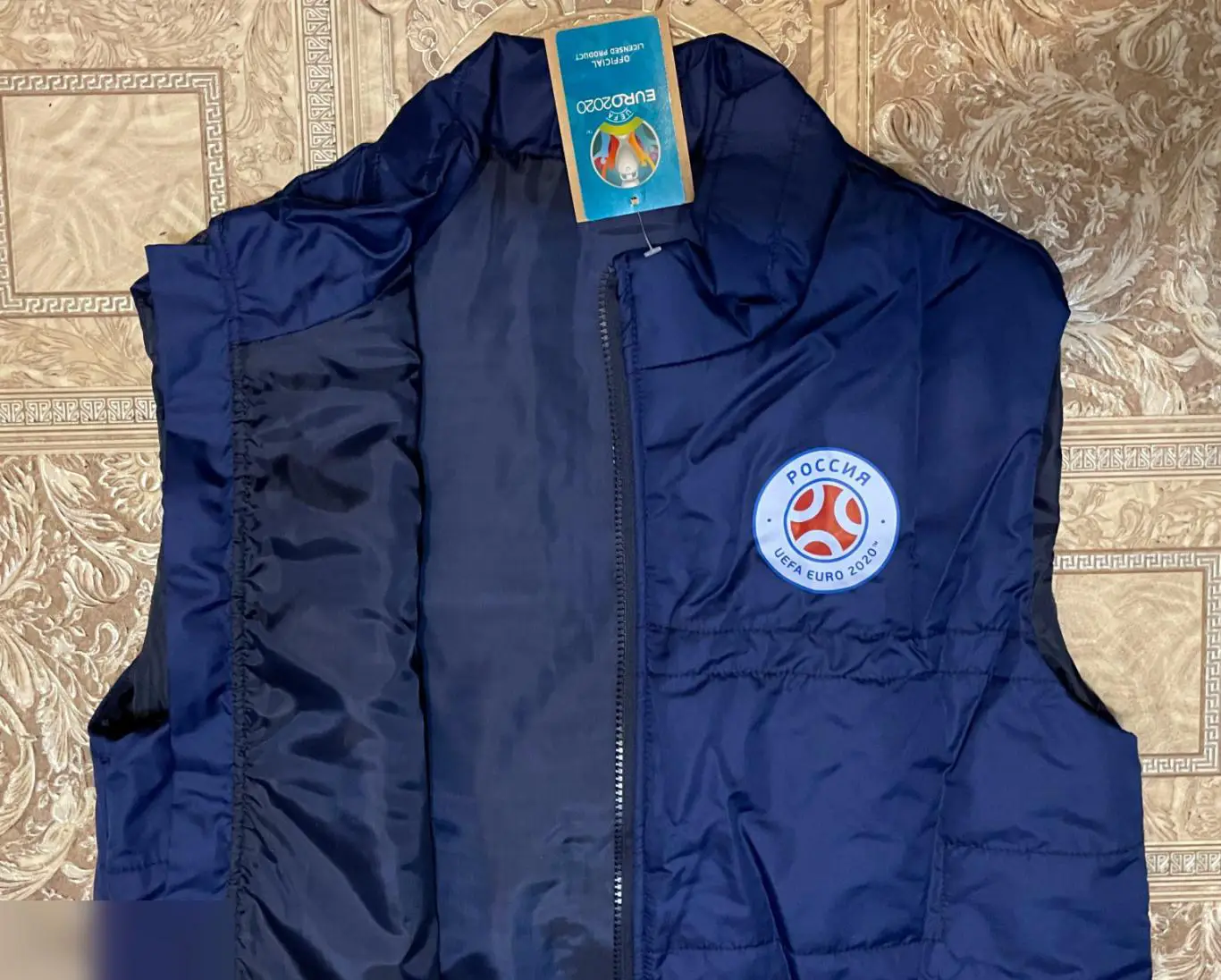 Жилетка мужская / женская синяя Евро 2020 (L) 5