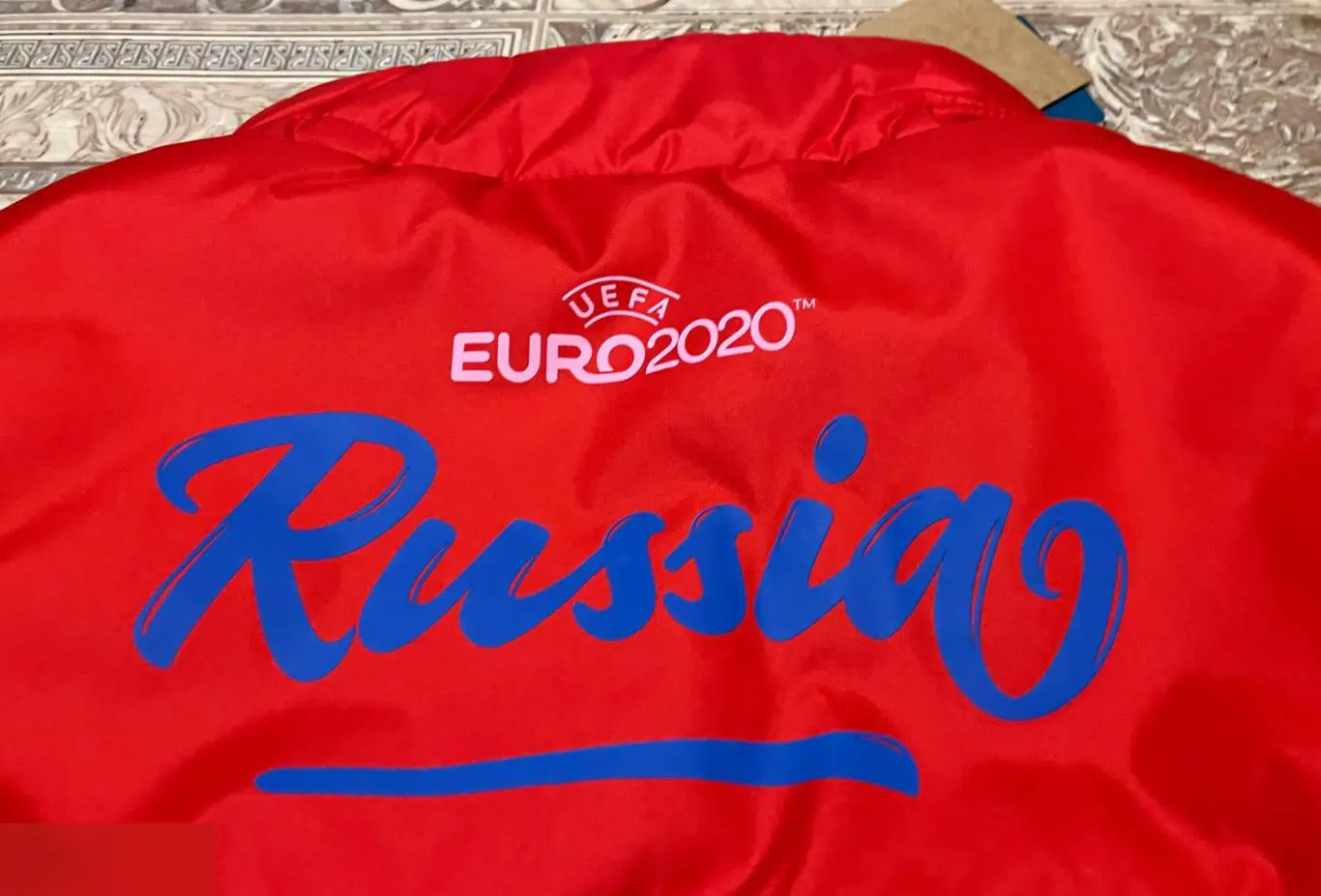 Жилетка красная мужская / женская синяя Евро 2020 (M) 2