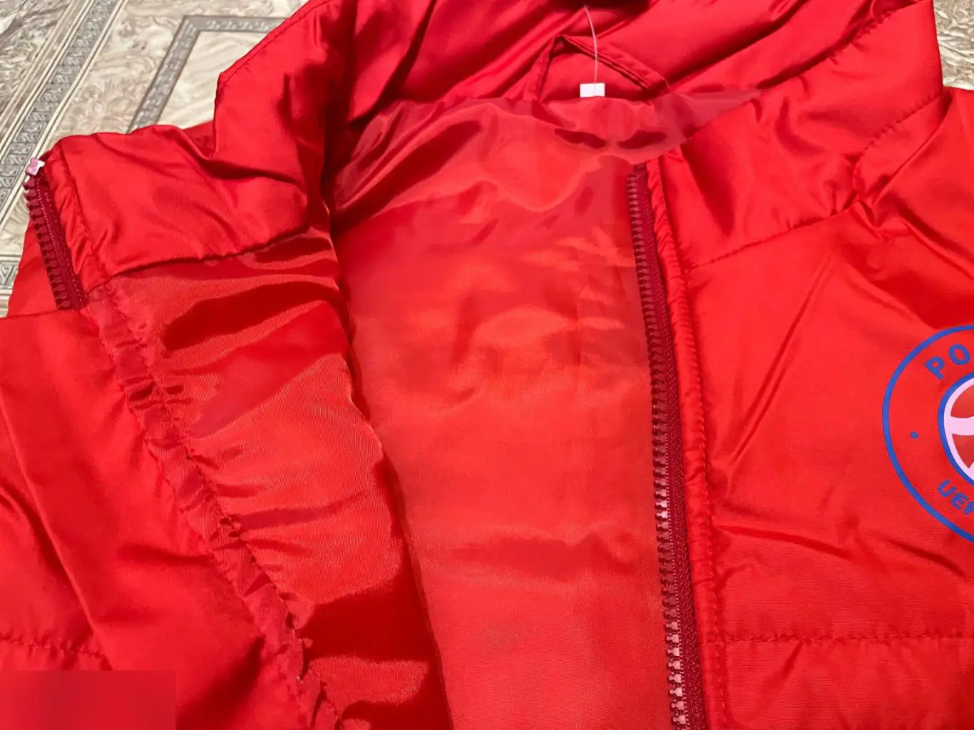 Жилетка красная мужская / женская синяя Евро 2020 (M) 3