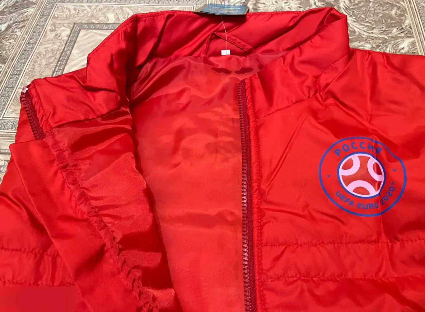 Жилетка красная мужская / женская синяя Евро 2020 (M) 4