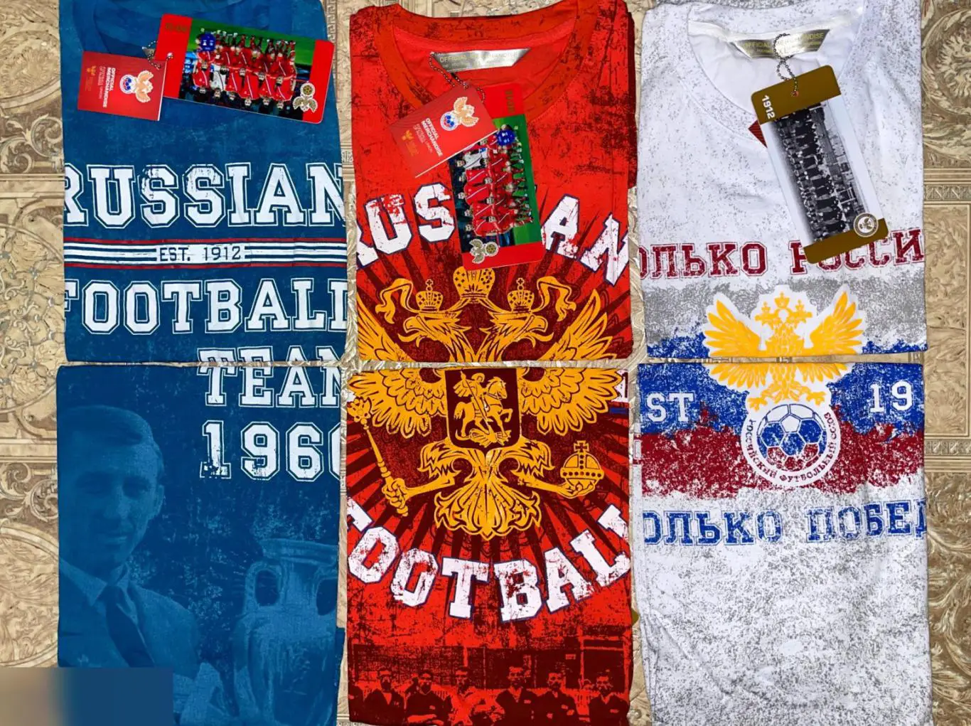 Премиальное качество. Набор 6 лимитированных Мужские Футболки: (S)