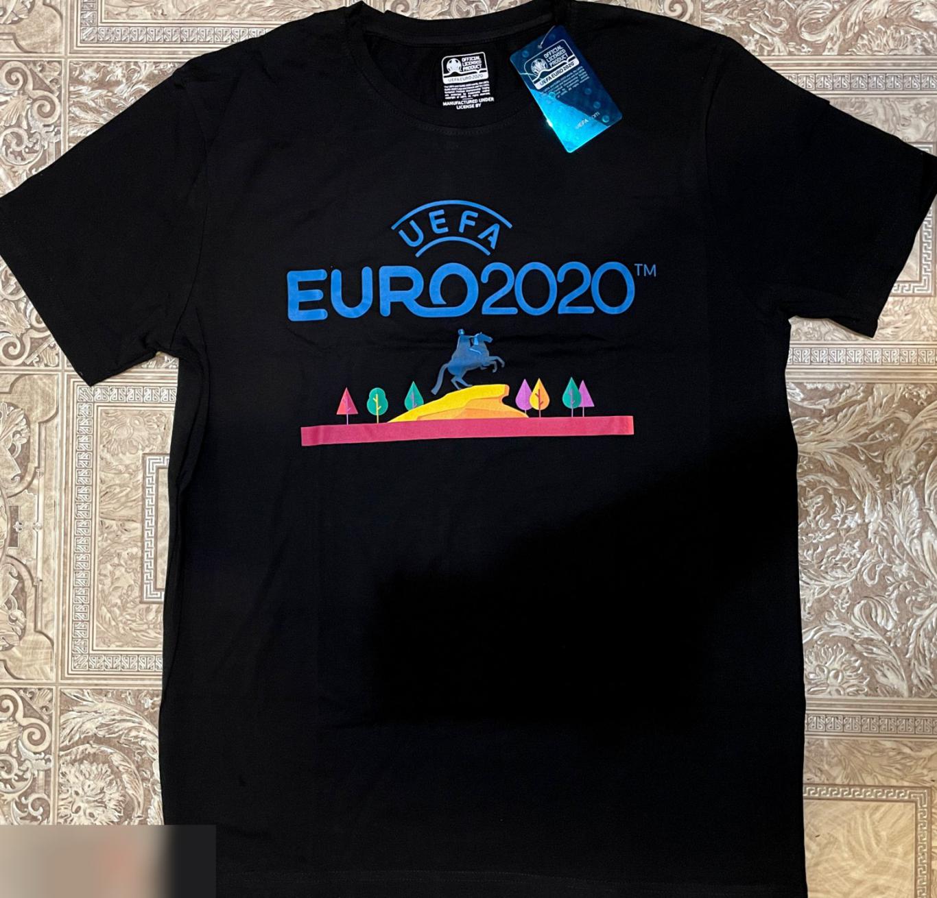 Набор 6 мужских футболок ЕВРО 2020 (M). 6