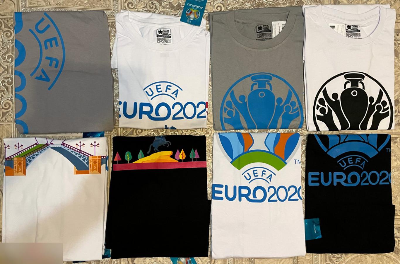 Мужские футболки ЕВРО 2020 (S, M, L, XL).