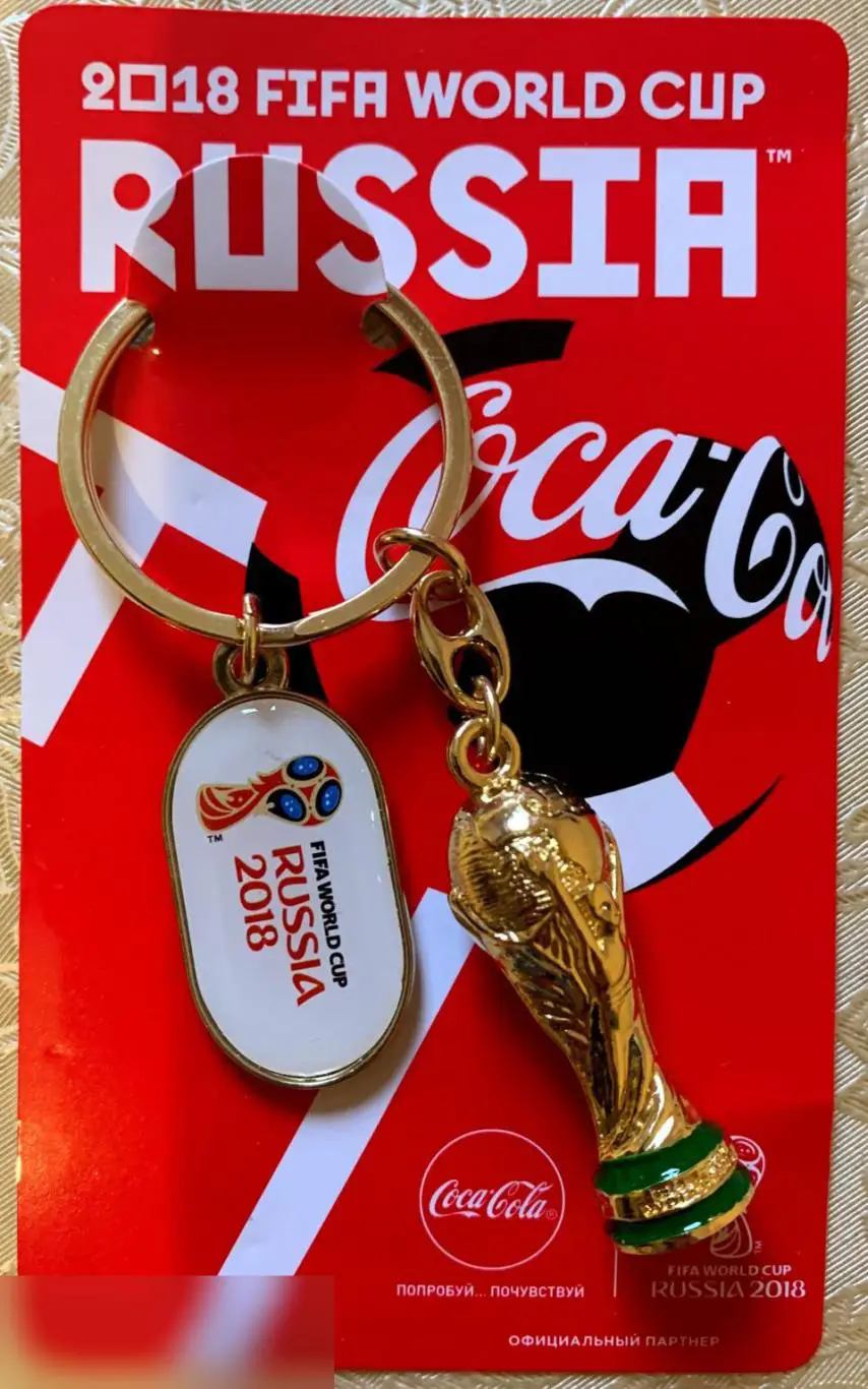 Брелок Чемпионат мира Fifa Кока-кола Coca-Cola. Эксклюзив.