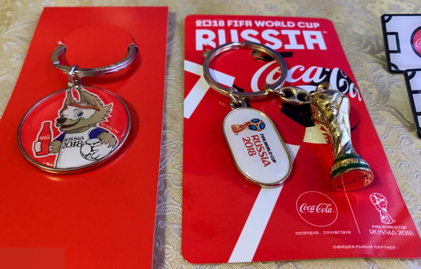 Набор Эксклюзивных сувениров Кока-кола Fifa. Чемпионат мира 2018 2