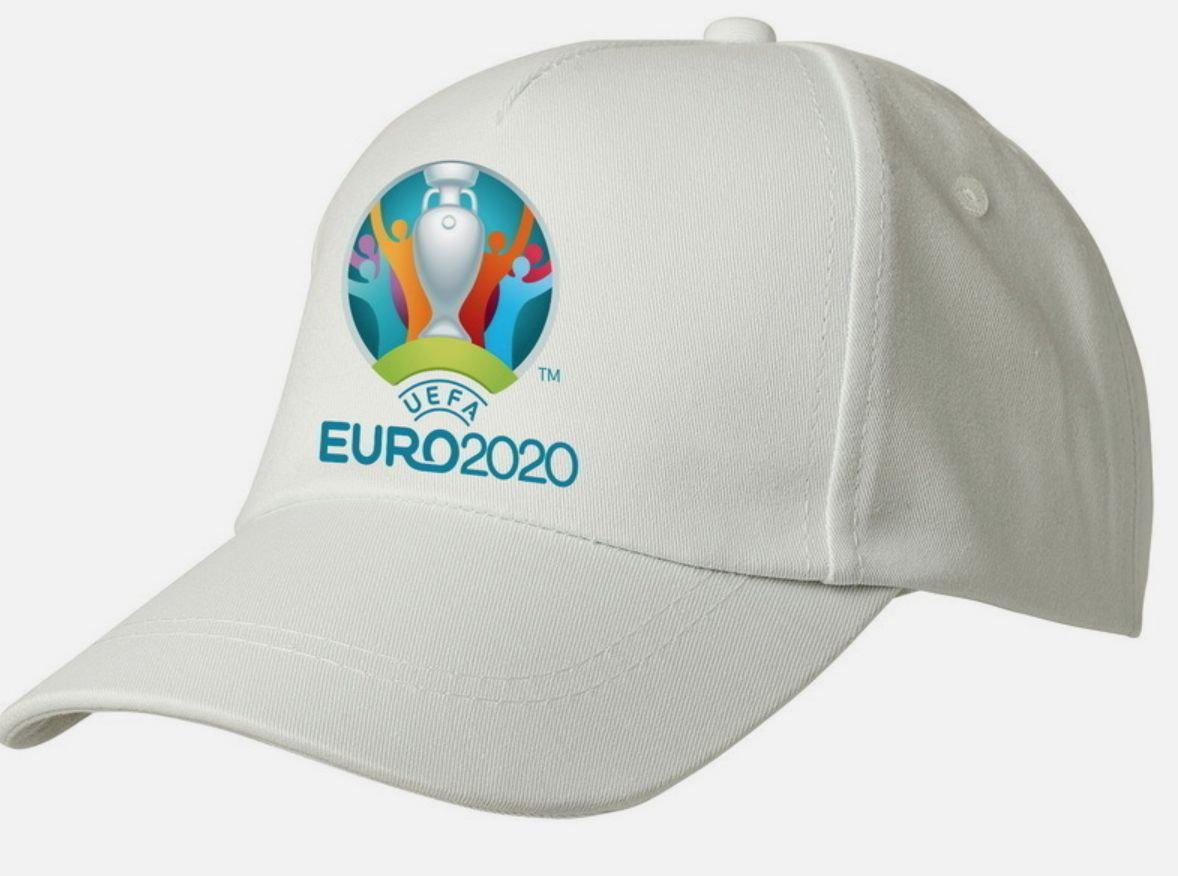 Кепка белая Уефа Евро Uefa Euro 2020 - 2021