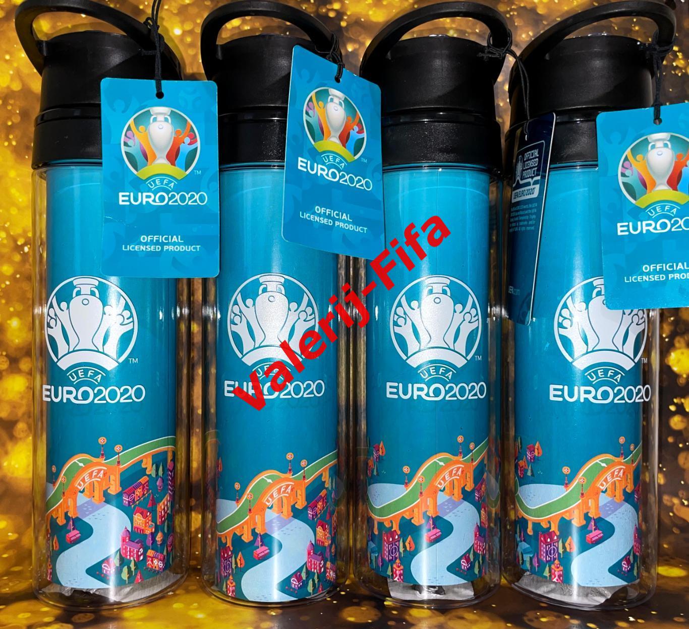 Набор 4 бутылки для воды Евро 2020