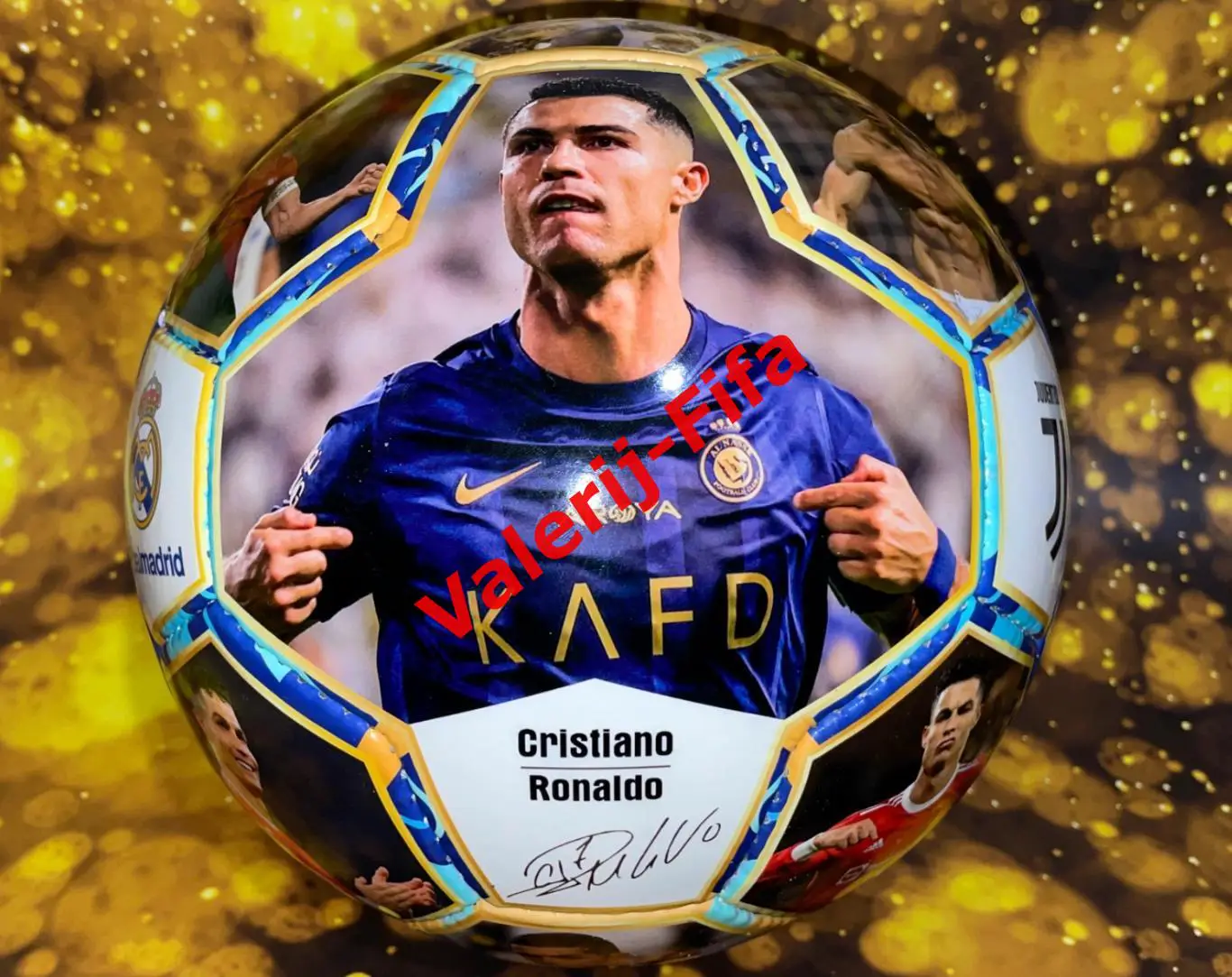Коллекционный мяч с Криштиану Роналду