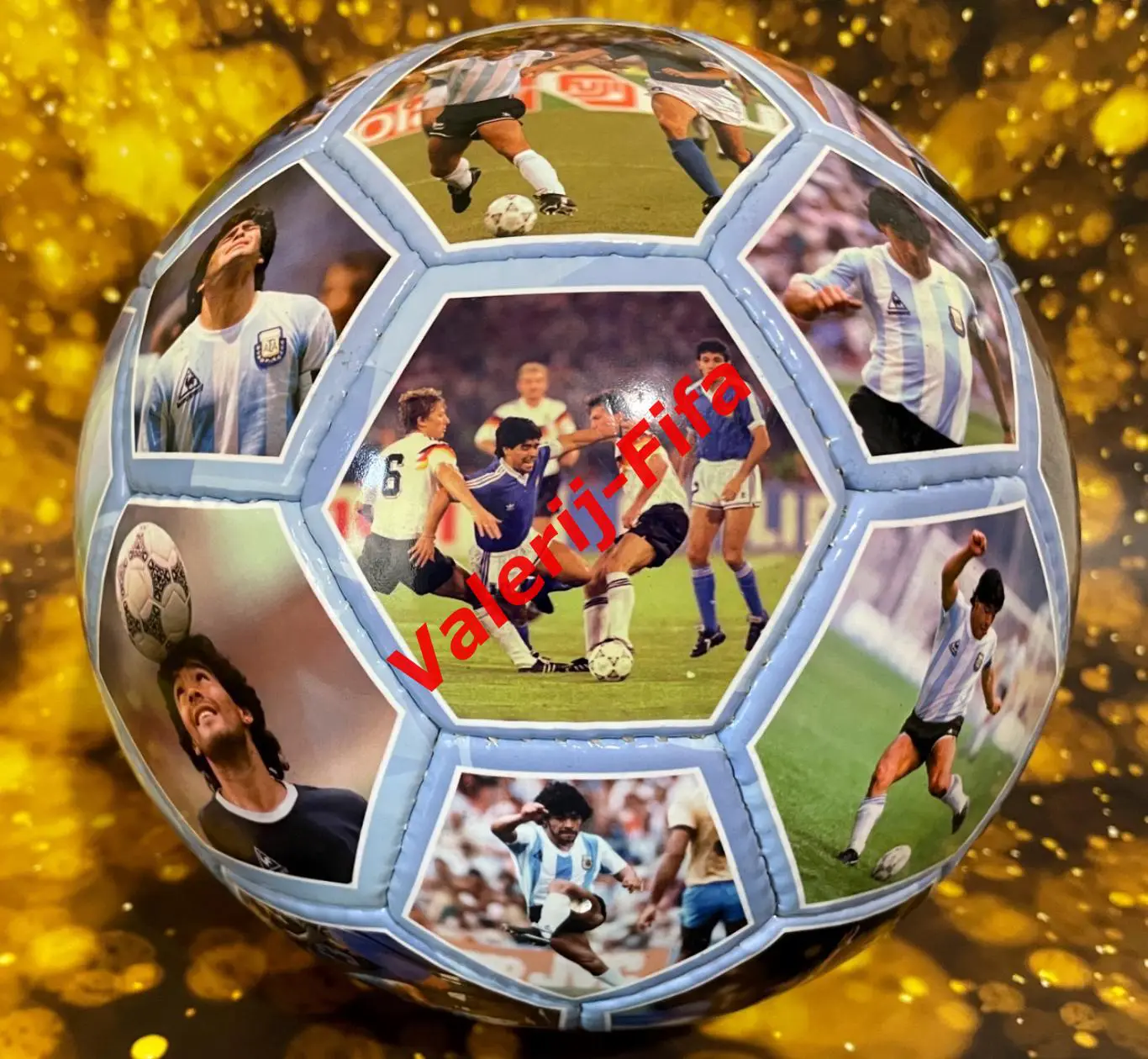 Коллекционный мяч Диего Марадона 4