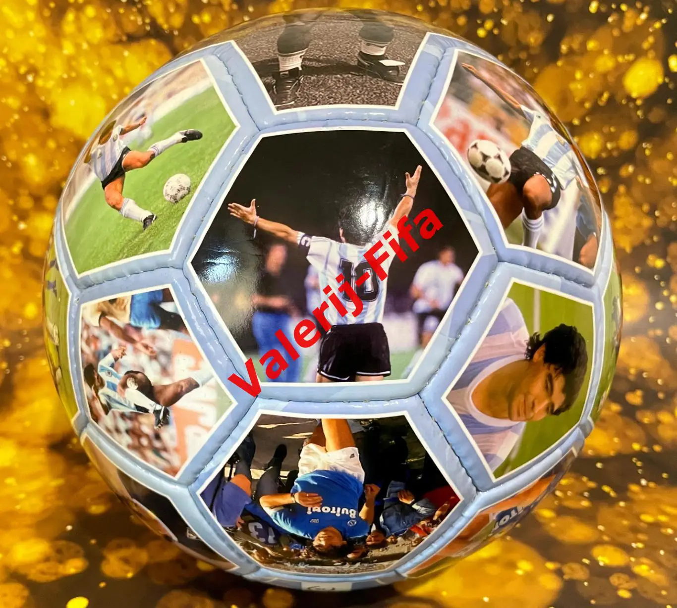 Коллекционный мяч Диего Марадона 5