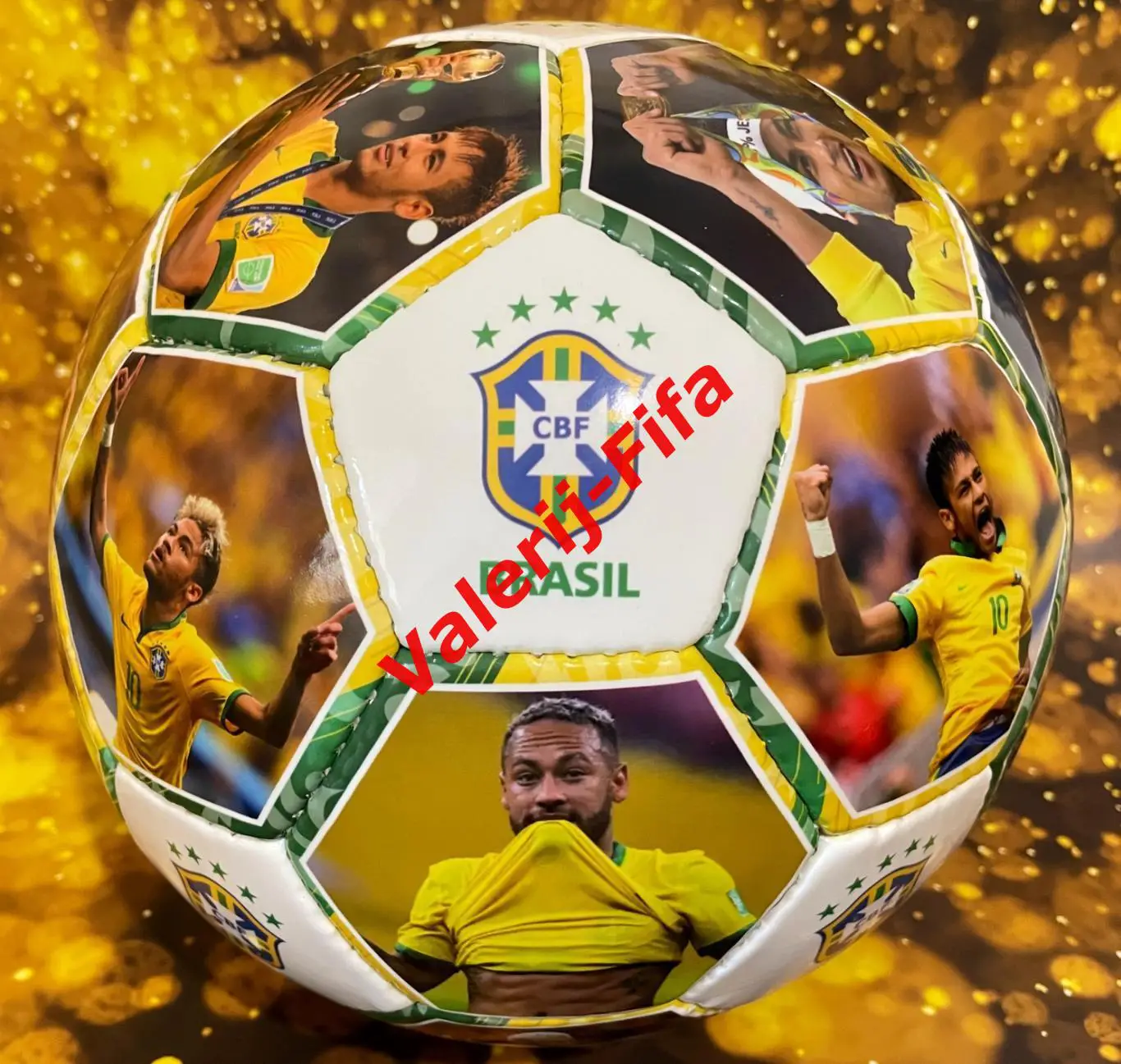 Коллекционный мяч с Неймаром 4