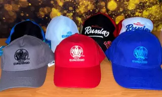 Набор 7 кепок бейсболок Евро 2020