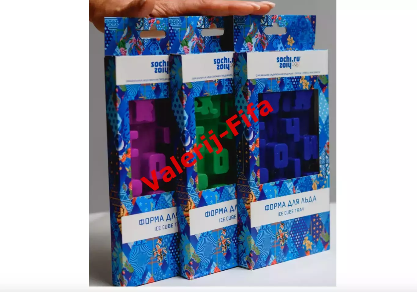 Набор 3 формы для льда Олимпиада Сочи 2014