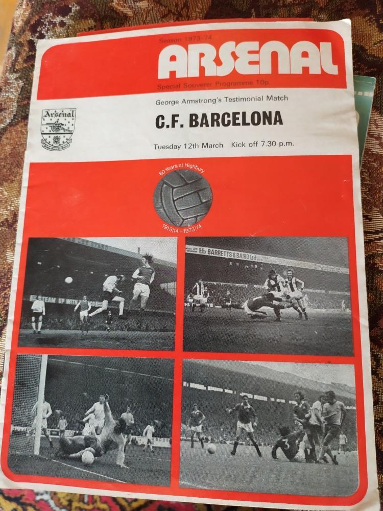 Арсенал-Барселона 12.03.1974
