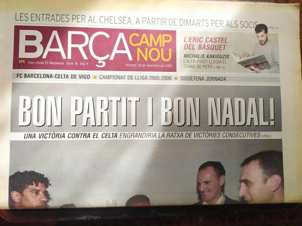 Барселона-Сельта 20.12.2005