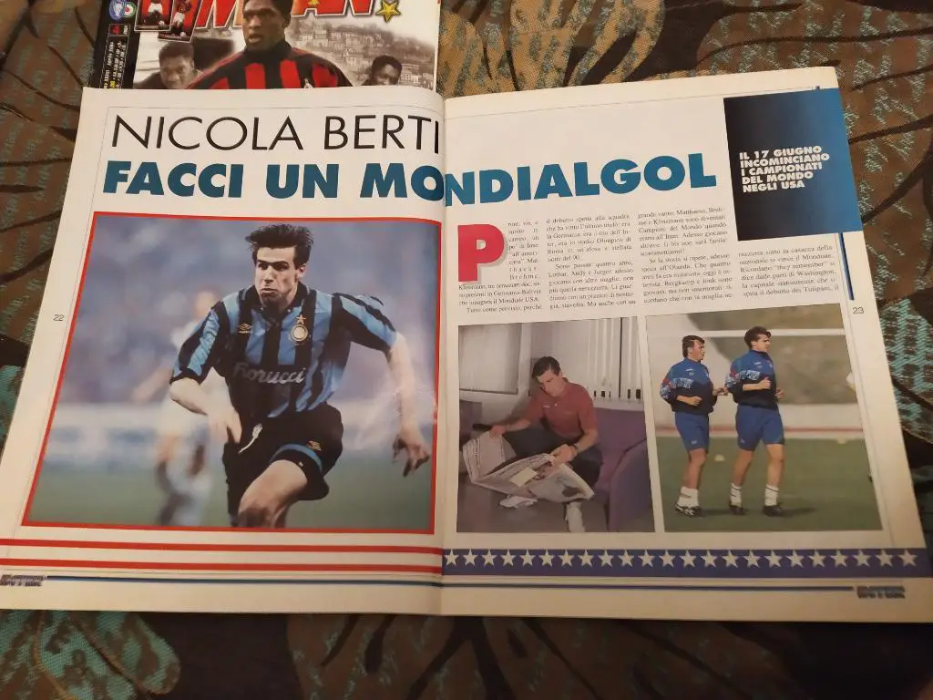 клубный журнал Интернационале июнь 1994 4