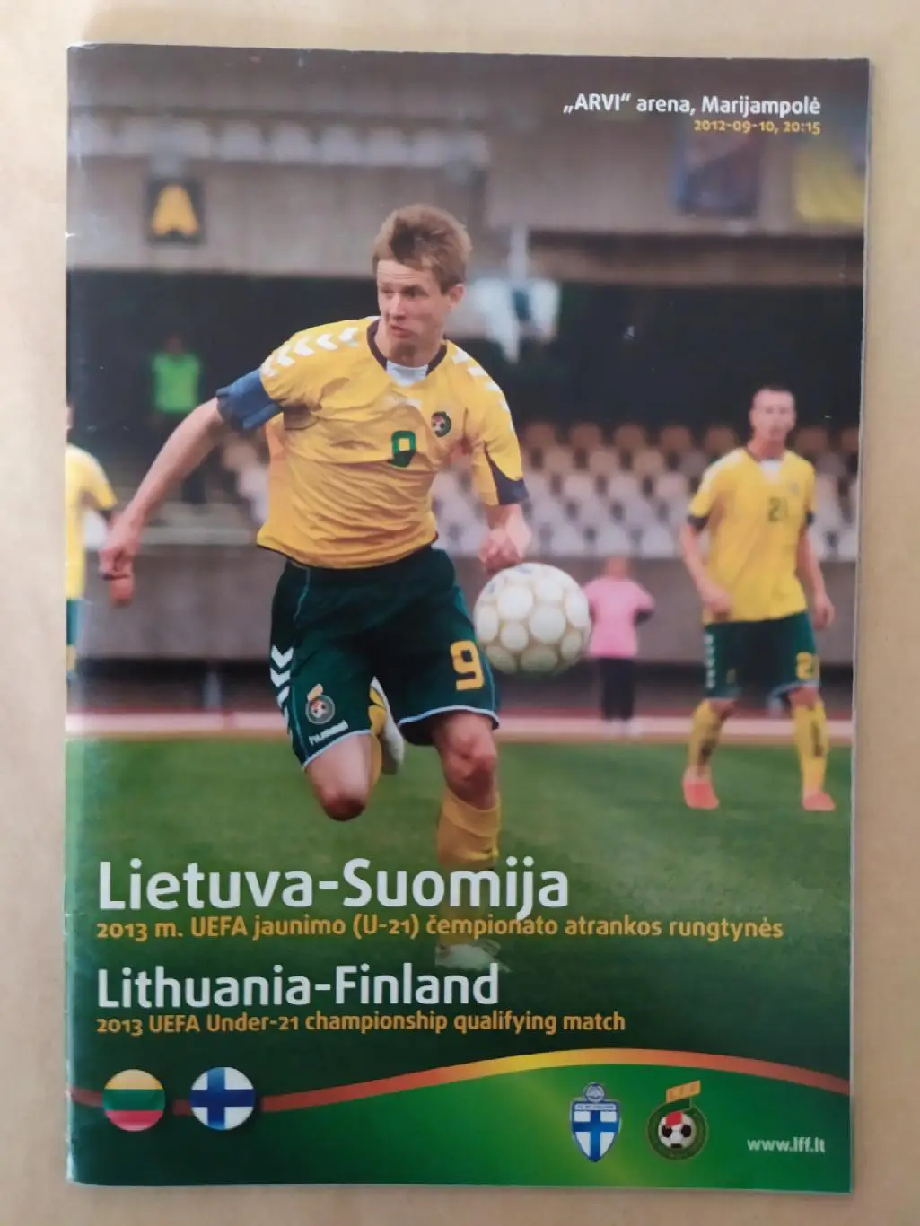 Литва- Словакия и Литва-Финлчндия U-21, 07-10.09.2012