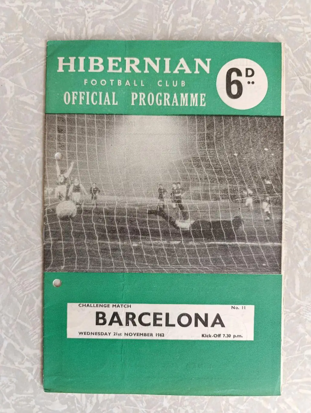 Хайберниан -Барселона 21.11.1962