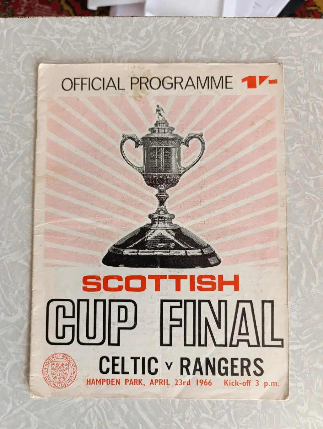 Селтик-Глазго Рейнджерс 23.04.1966 кубок Шотландии финал
