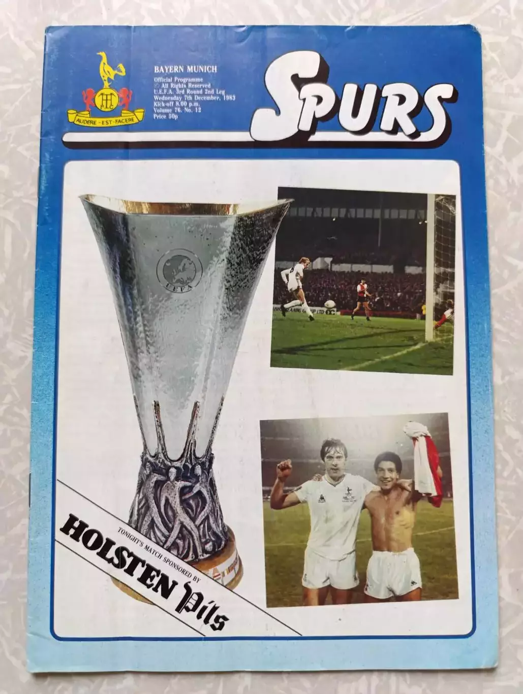 Тоттенхэм - Бавария 07.12.1983 кубок УЕФА