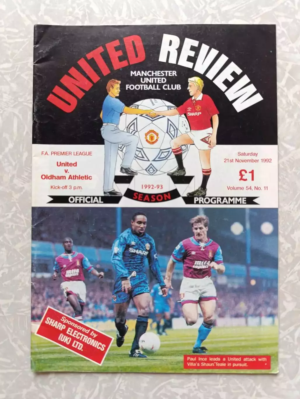 Манчестер Юнайтед -Олдхэм 21.11.1992