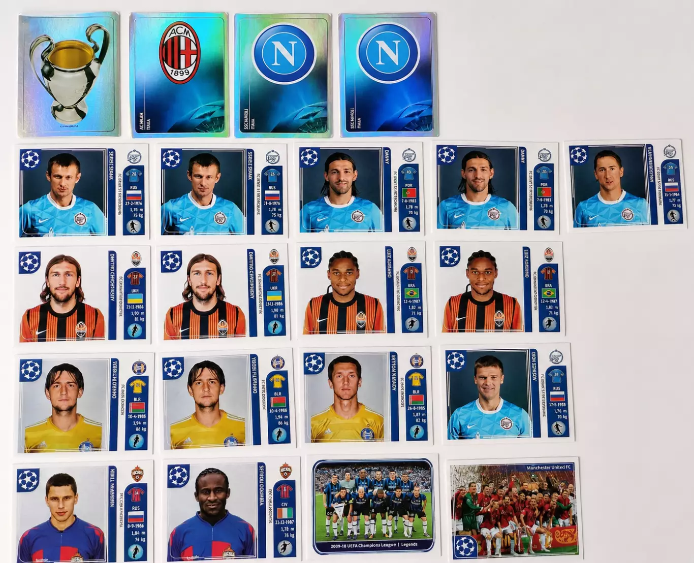 Наклейки • Panini • UEFA Champions League 2011/12
